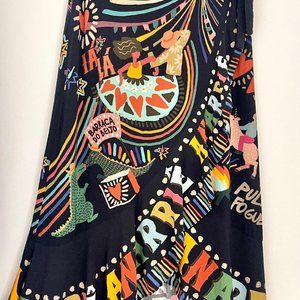 Farm Rio Borogodo Wrap Maxi Skirt